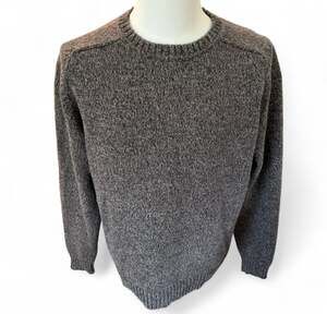 Vintage Croft & Barrow Marled Knit Crewneck Sweater - Gray